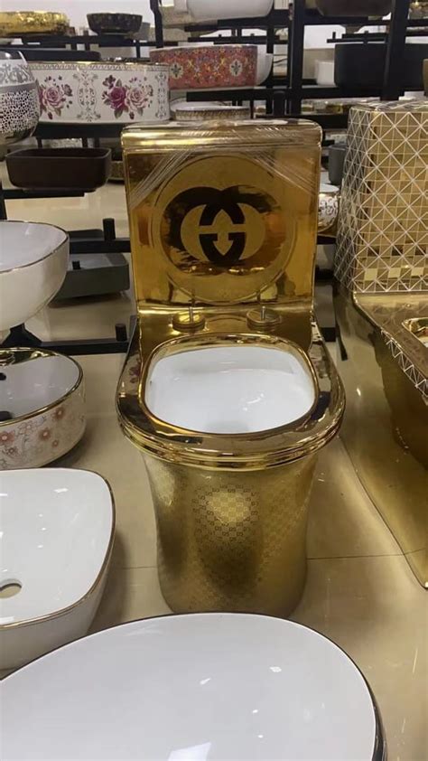 gucci bathroom toilet.